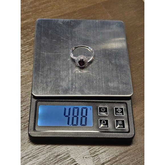 925 Sterling Silver Spinel Ring Size 12 - 4.88g - Picture 5 of 5